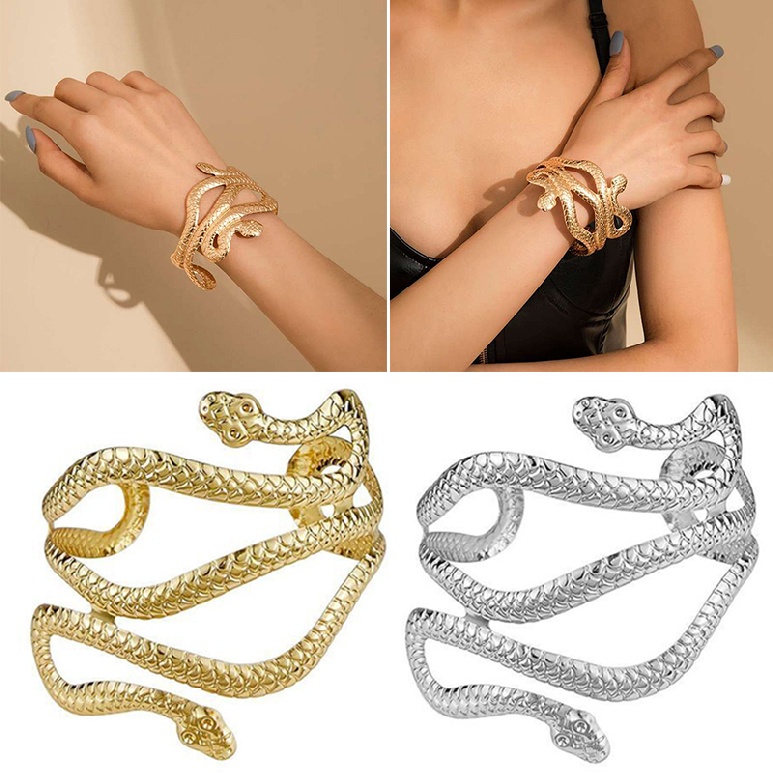 New Hollow Body Bracelet Adjustable Snake Arm Bangle Armband Arm Chain Arm Ring