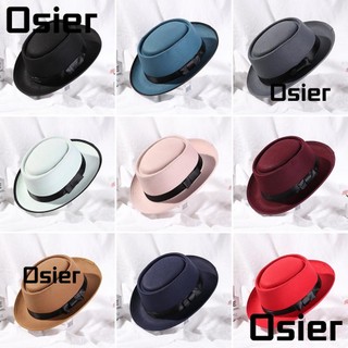 Nón Fedora Vải Len Vành Rộng Nhiều Màu Sắc Kiểu Vintage Thời Trang Mùa Thu Cho Nam Và Nữ
