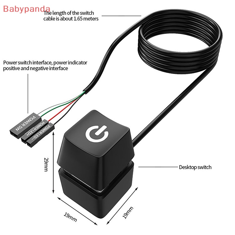 Dây Cáp Nối Dài Công Tắc Nguồn Máy Tính / Đèn LED 1.65 / 5 / 10m Cho Nhà Ở / Văn Phòng