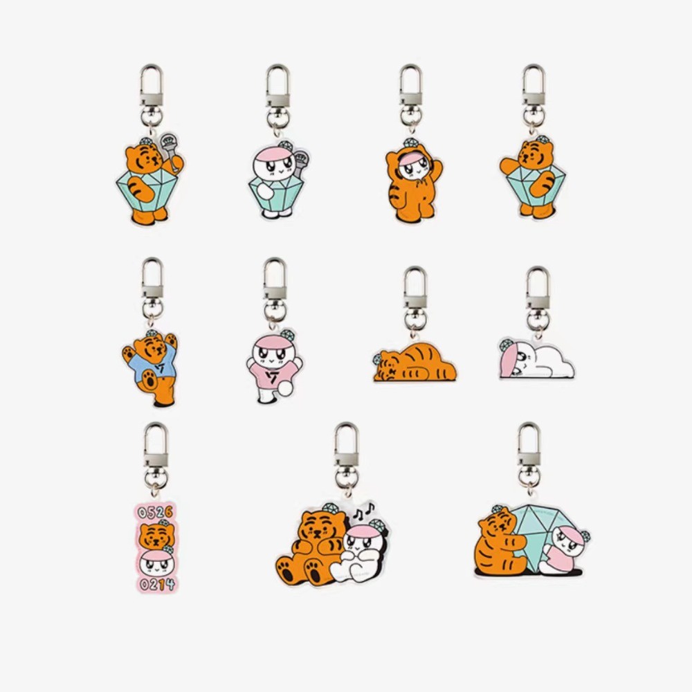 Móc Khóa Acrylic Hình Nhóm Nhạc Kpop Seventeen