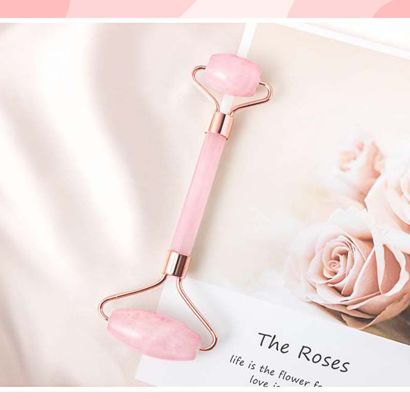 FEPO Cây Lăn Mát Xa Nâng Cơ Mặt Bằng Ngọc Bích Tự Nhiên 2 Trong 1