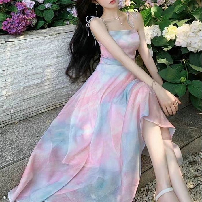 Chic váy nữ Đầm Body Cho thời váy trang hàng cao cấp tính cách 2023 NEW 080402