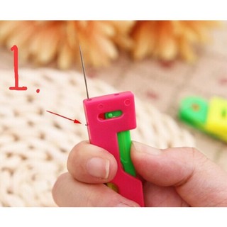 10PCS Automatic Easy Sewing Needle Device Threader Needle Threader Elderly Use