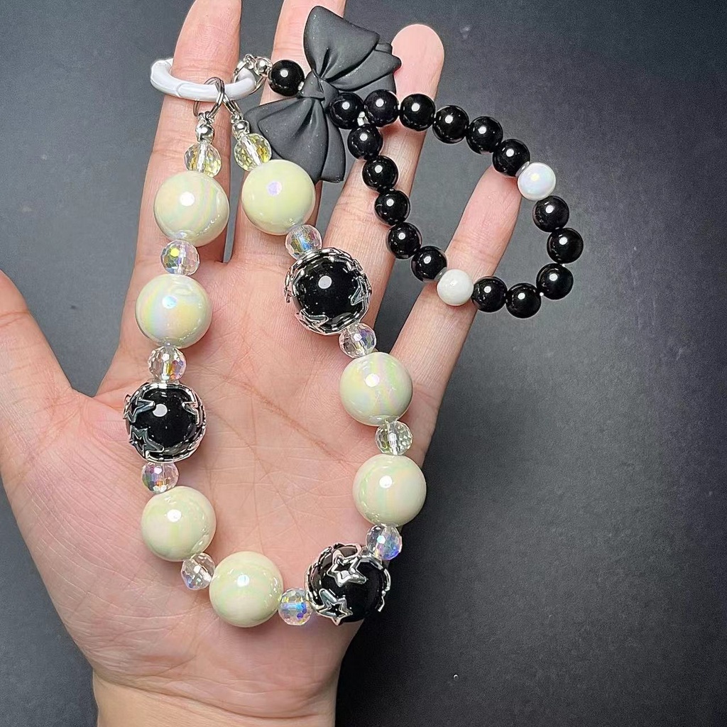 Chuỗi Hạt Hình Ngôi Sao Dạ Quang Treo Trang Trí Điện Thoại