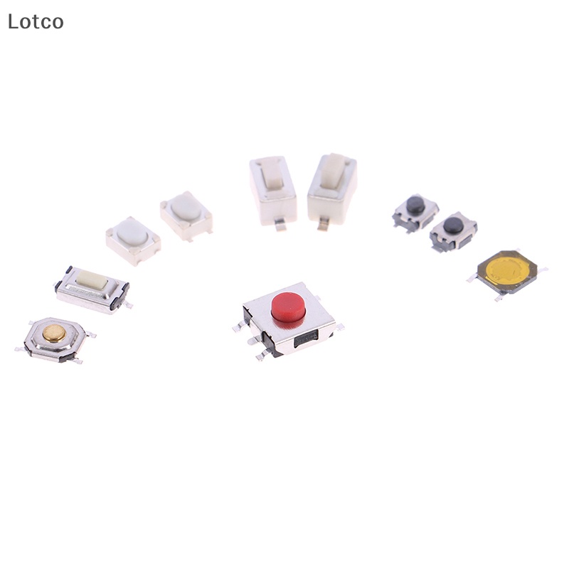 Lotco 250 chiếc nút nhấn xúc giác 10 loại công tắc chìa khóa xe hơi nút cảm ứng Microswitch VN