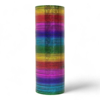 Large Rainbow Magic Spring Fun Toy Stretching 10m Bouncing Rainbow Coil 15cm