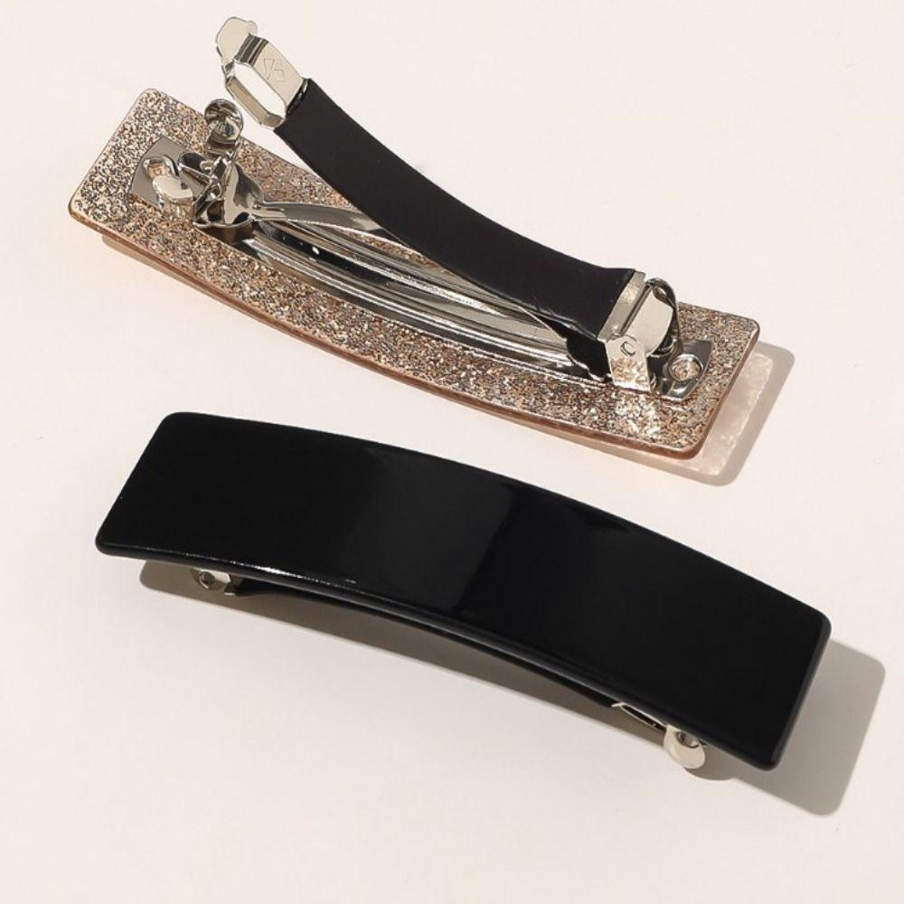 Maxg Kẹp Tóc Hình Vuông Dạng Cát Chảy Màu Đá Cẩm Thạch Mori Thanh Lịch Cho Nữ