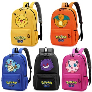 Balo đi học in họa tiết hoạt hình pokemon dễ thương cho bé trai gái