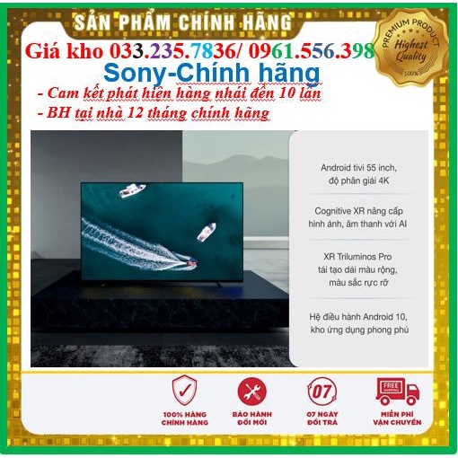 Smart Tivi Sony 55 Inch 4K UHD KD-55X85J &lt; Chính hãng BH:24 tháng tại nhà toàn quốc&gt; - - MỚI