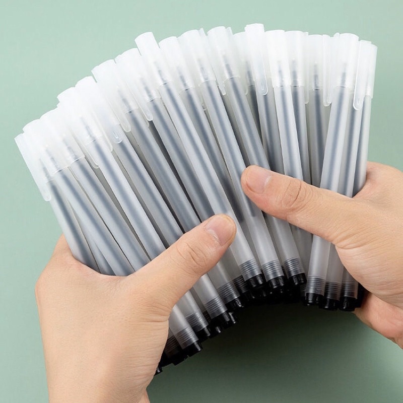 Bút gel khô nhanh 3 màu đen,xanh,đỏ ngòi bút