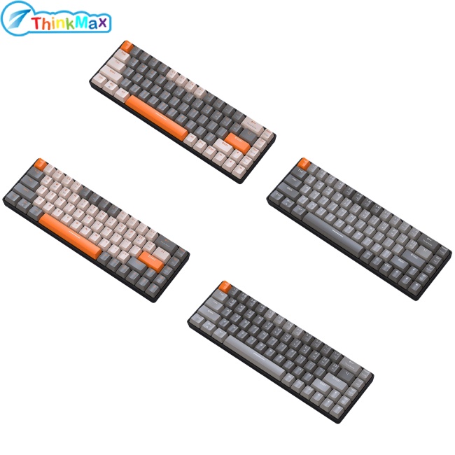 Bàn PhíM Cơ Gaming K68 Bluetooth 5.0, Chế Độ KéP 2.4G Cho ĐiệN ThoạI / MáY TíNh