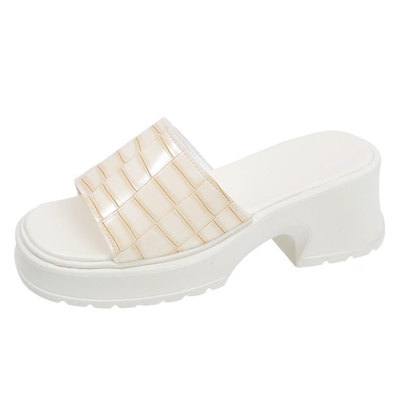 Dép nữ KaBaiQi B90H1ST 37Z230910 chống trượt màu sắc đơn giản thời trang thoải mái