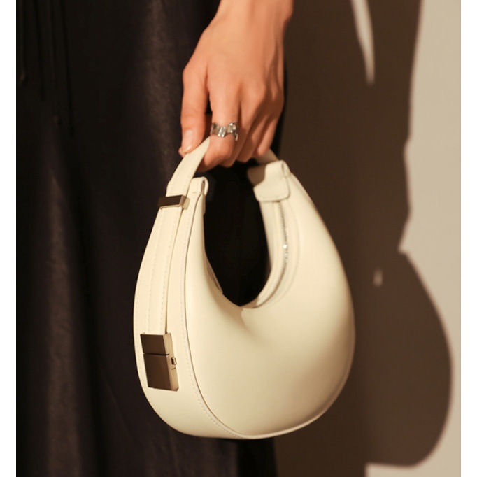 Túi xách CHERLKOLRS đeo dưới cánh tay/ một bên vai hình yên ngựa thời trang Hàn Quốc phổ biến mới cho nữ