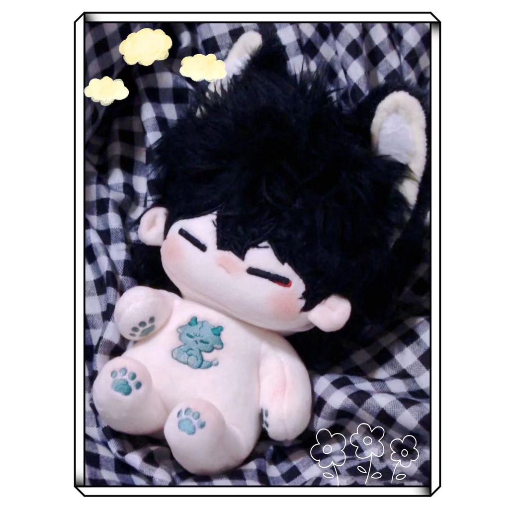 Aixini 20 cm honkai star trail danheng 20 cm cotton dễ thương búp bê sang trọng dress-up plushie dễ thương rồng xanh nhỏ cospaly đồ chơi trẻ em