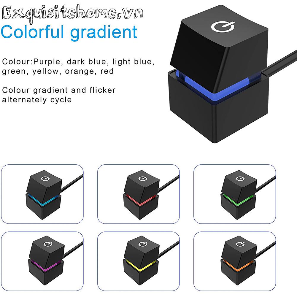 2m led máy tính để bàn công tắc pc bo mạch chủ nút bật / tắt nguồn bên ngoài