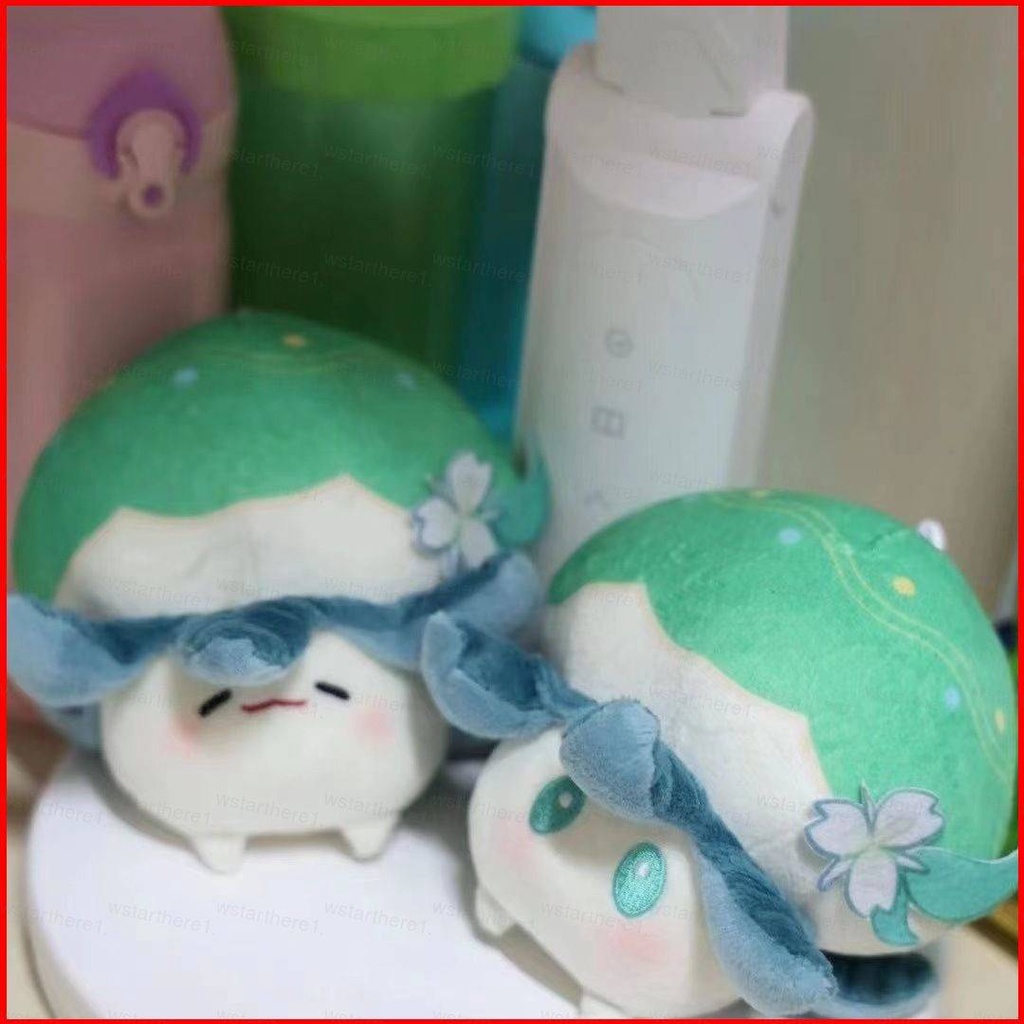 Ere1 genshin impact venti fungus fungi búp bê sang trọng tự làm mặt dây chuyền chìa khóa anime đồ chơi nhồi bông plushine quà tặng cho trẻ em