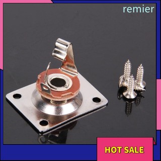 Re square guitar jack plate & socket assembly for tl electric guitar