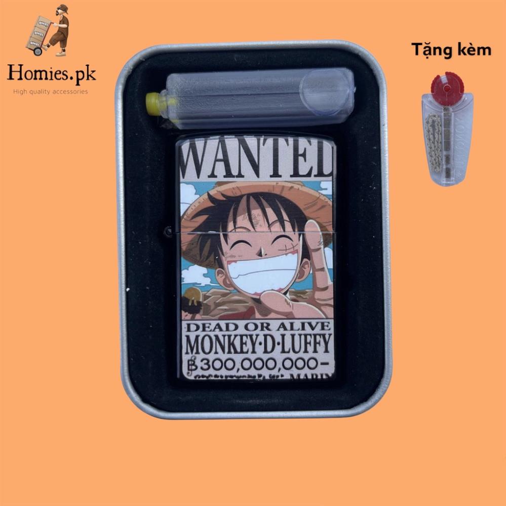 Vỏ Zipo Kim Loai hình hoạt hình đẹp độc lạ, bền bỉ, thiết kế bởi Homies.pk