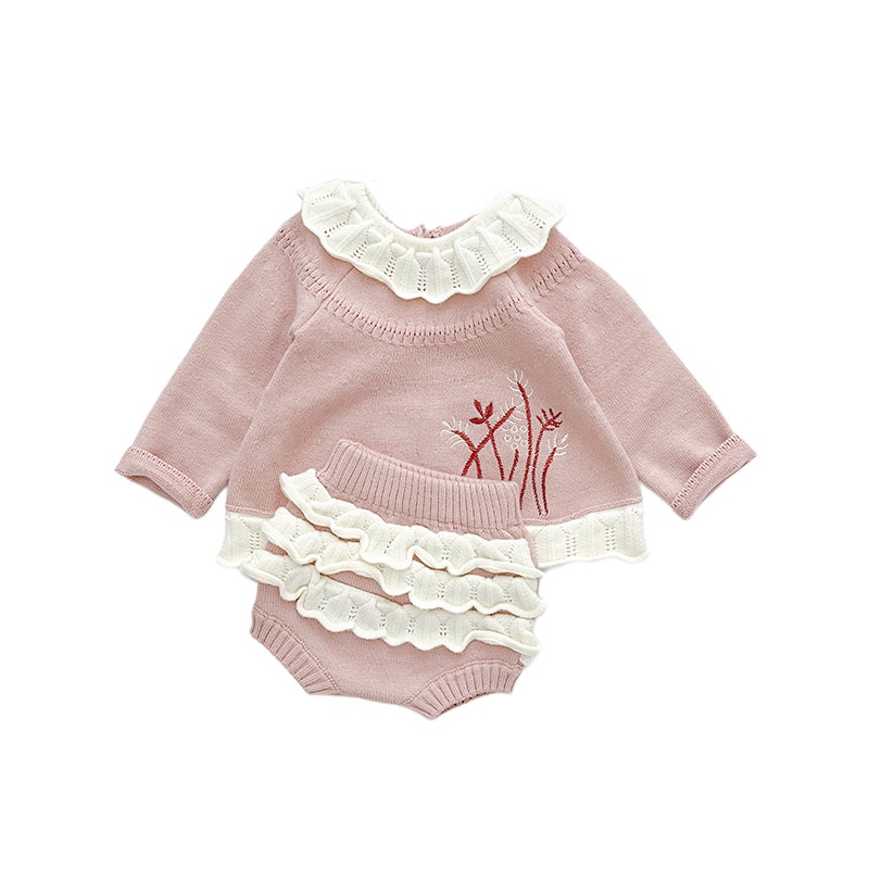 Bộ bé gái chia công chúa đan netflix bộ hai mảnh thời trang