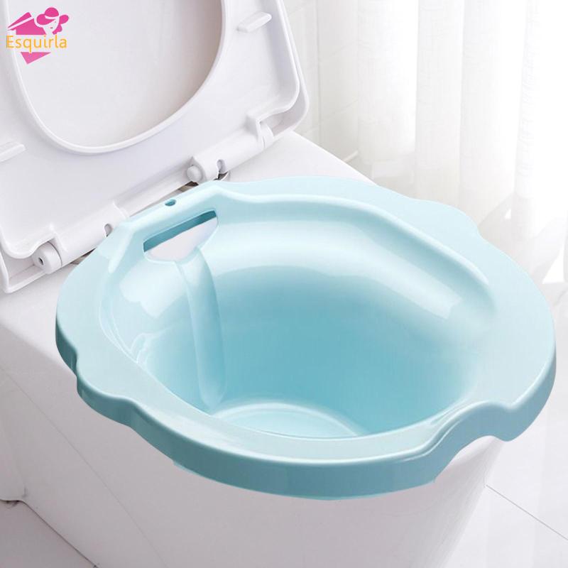 Esquirla over the toilet sitz bath tub w / treo lỗ giặt cho nhà vệ sinh tiêu chuẩn