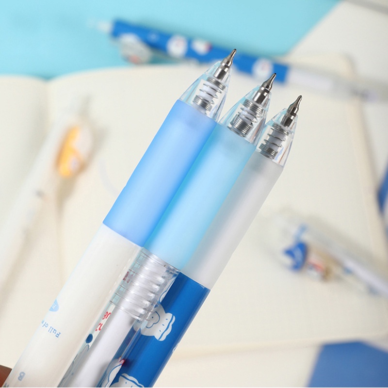 Bút Gel Ngòi 0.5mm Mực Đen Vừa Mượt Vừa Đáng Yêu