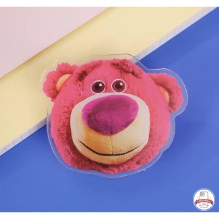 Thời trang phim hoạt hình dễ thương sáng tạo vui nhộn gấu dâu giá đỡ điện thoại trái tim tình yêu đáng yêu lotso giá đỡ điện thoại universal scalable