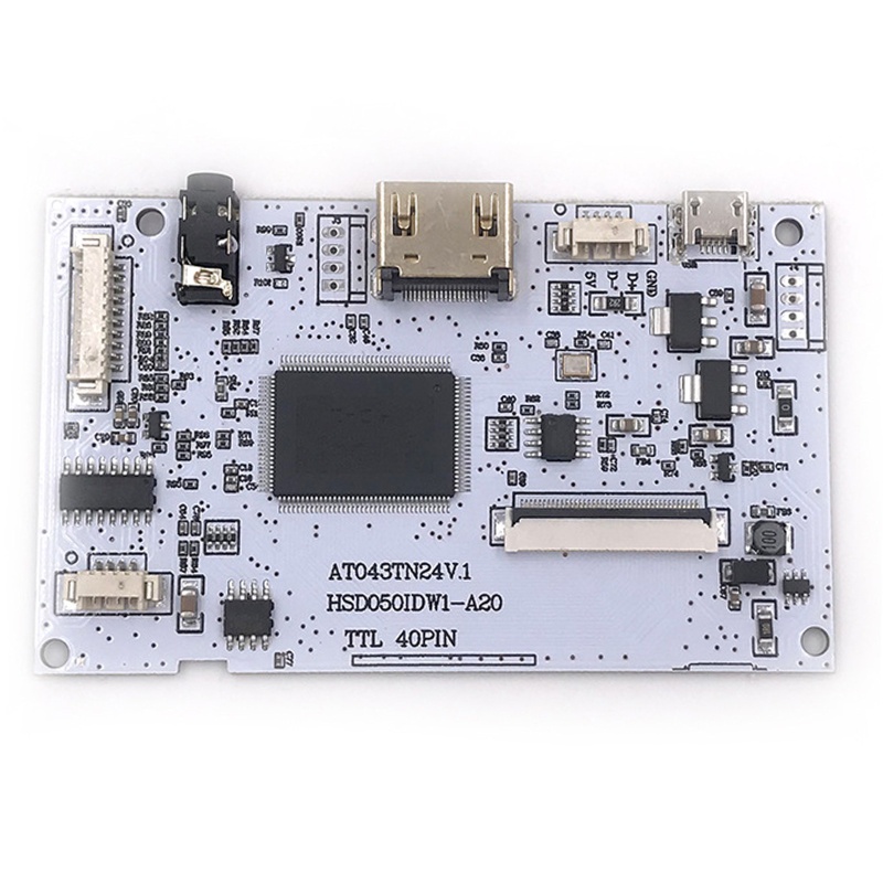 Bảng Mạch Điều Khiển hdmi-compatible lvds 40 Pin ttl 40pin driver Cho at043tn24 hsd050idw