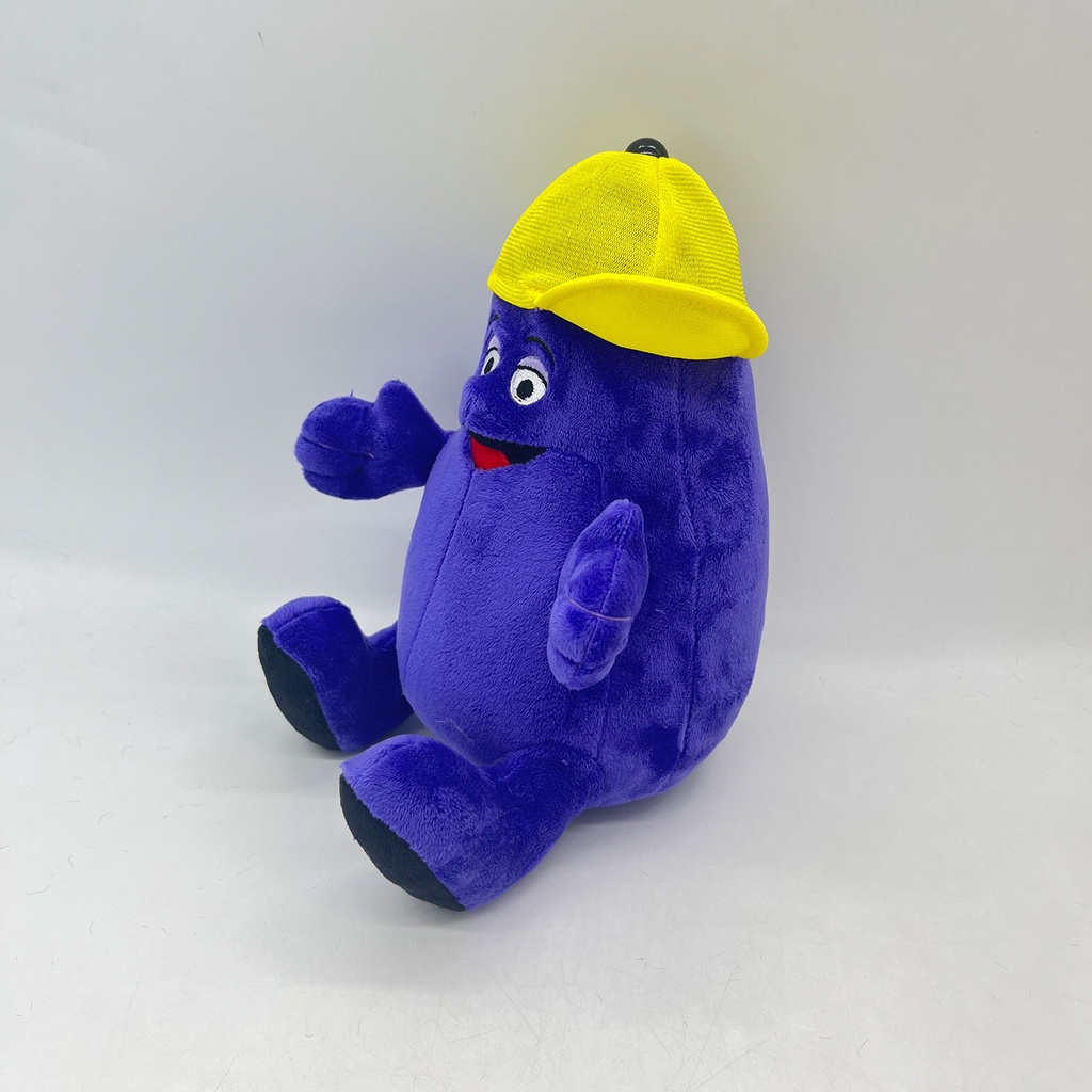 Tiktok grimace shake yellow hat purple grimace milkshake monster đồ chơi sang trọng