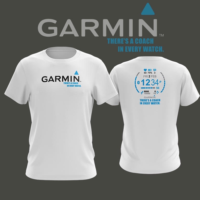 Garmin Áo Thun Tay Ngắn In Hình garmin facewatch 3d Thời Trang Mùa Hè 2023 Cho Nam Và Nữ