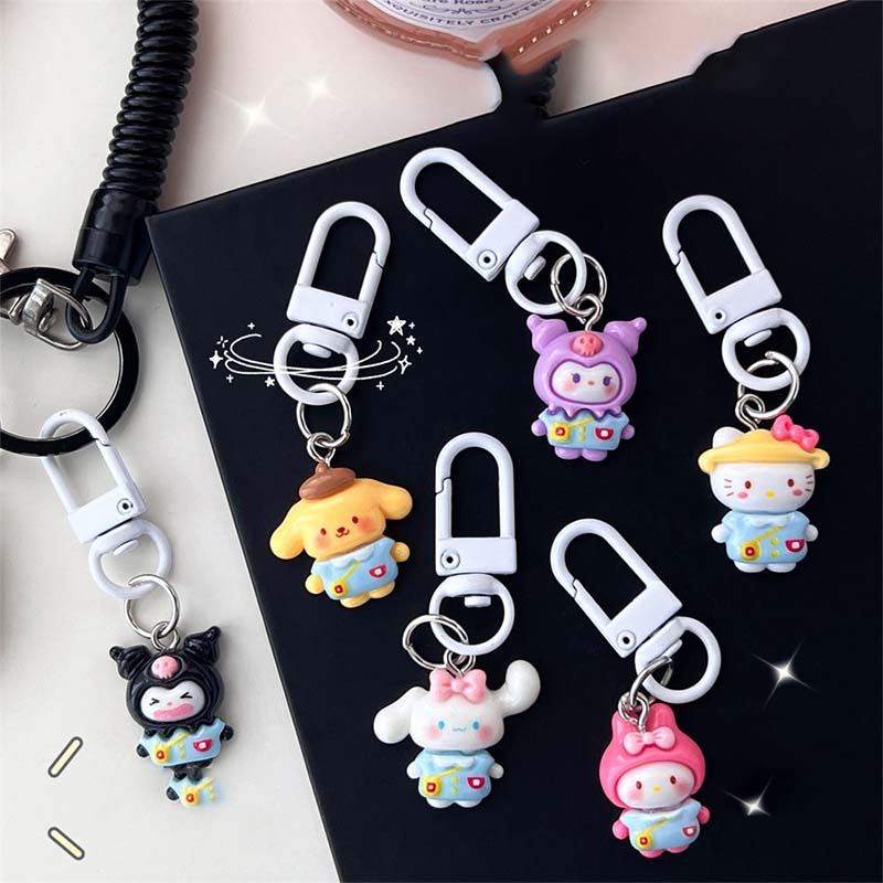Móc khóa dễ thương móc khóa hoạt hình túi treo phụ kiện cô gái quà tặng sinh viên