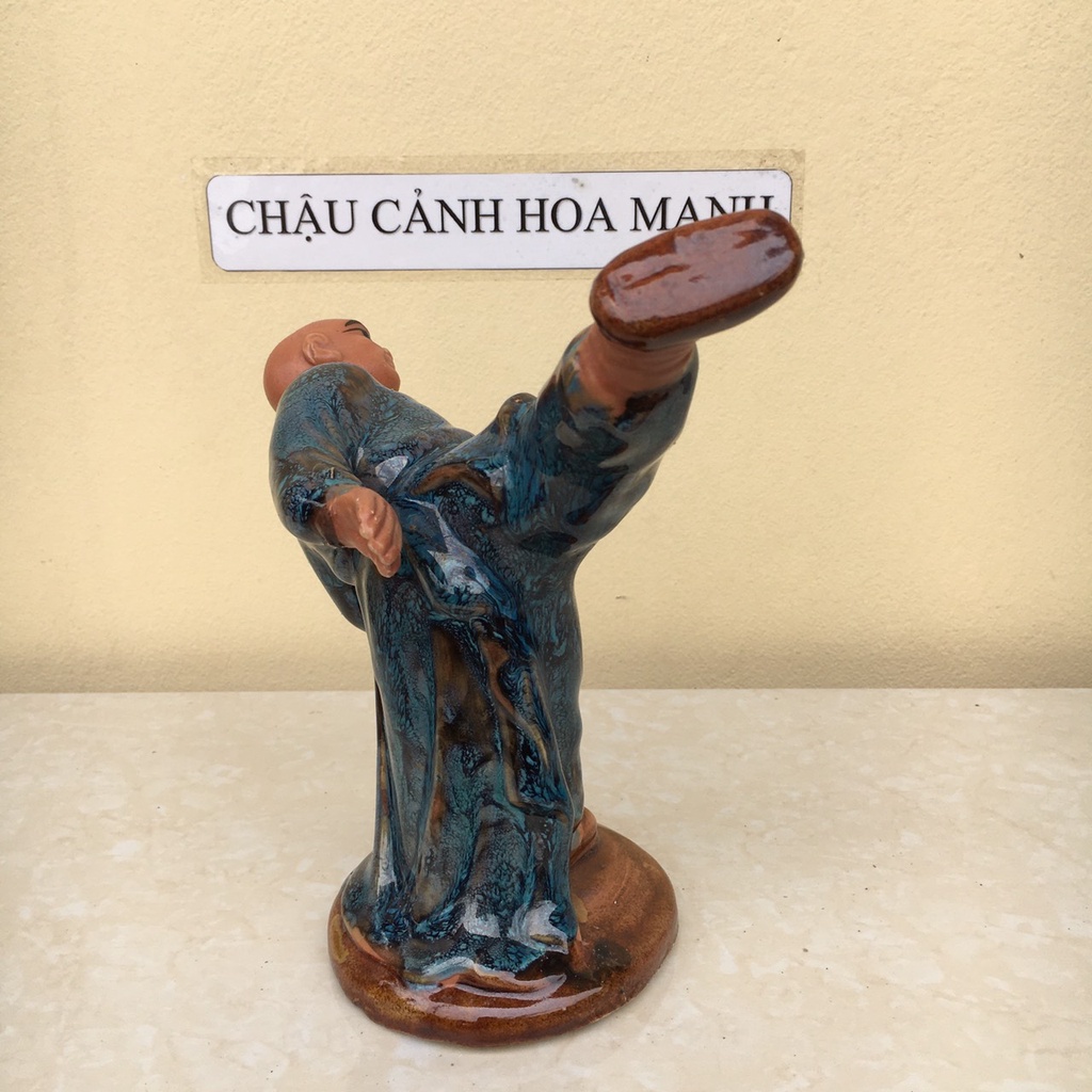 Tượng võ thiếu lâm ghép bonsai