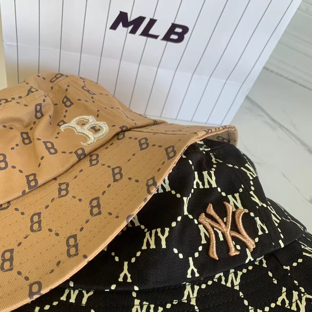 Thời trang mới bông thêu ny mũ xô phụ nữ đàn ông hợp thời trang ngư dân ngoài trời mũ chống nắng