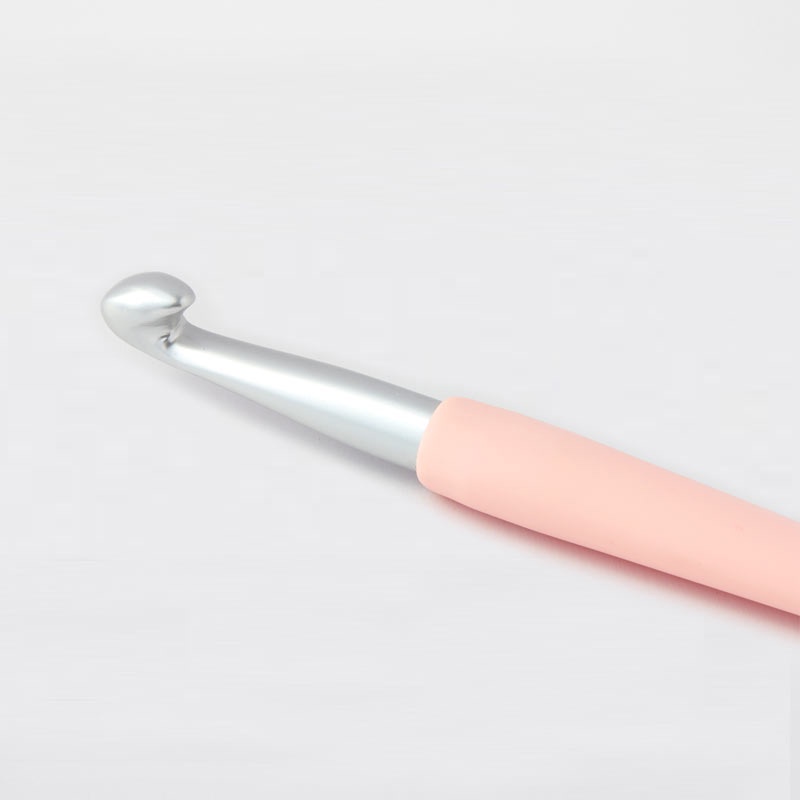 Kim móc aluminum WAVES cán nhựa nhiều màu nhập khẩu từ Knitpro, dùng móc áo, nón, túi