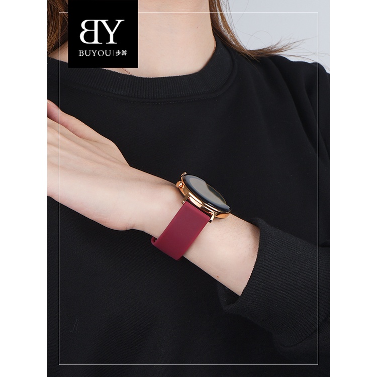 Thích hợp cho samsung galaxy watch 6 5 4 43mm 47mm 40mm 44mm dây đeo silicon thích hợp cho active 2 3 dây đeo silicon thời trang và cao cấp
