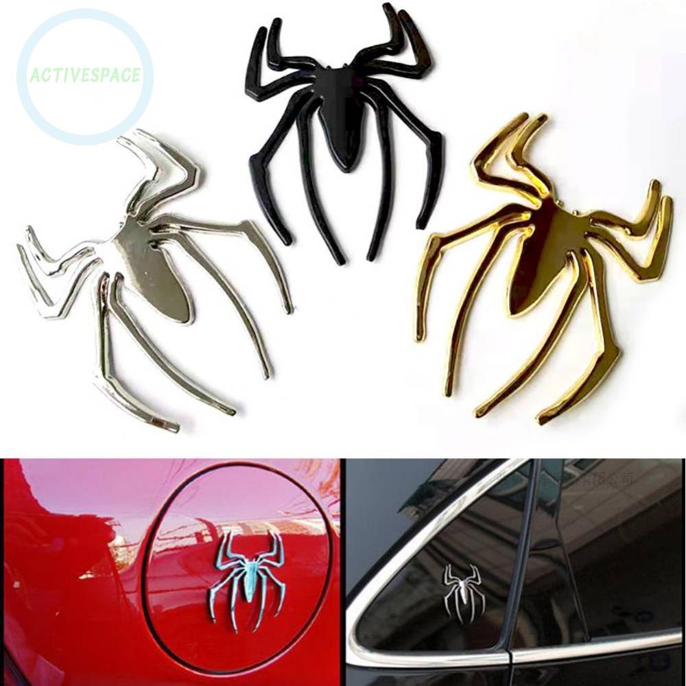 Car Sticker Spider Shape 1 Piece Decal Metal Badge Emblem High Quality