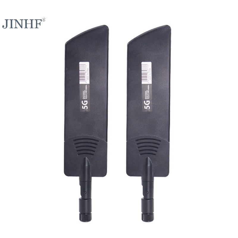 Jinhf 5g 4g bộ định tuyến wifi antenna 40dbi gấp tín hiệu tăng cường phạm vi rộng 600 ~ 6000mhz nóng