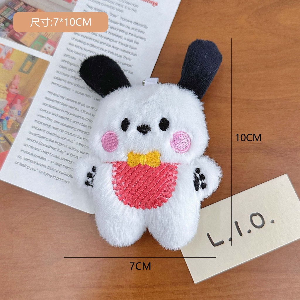 Móc Khóa Hình Chú Chó Nhồi Bông Dễ Thương