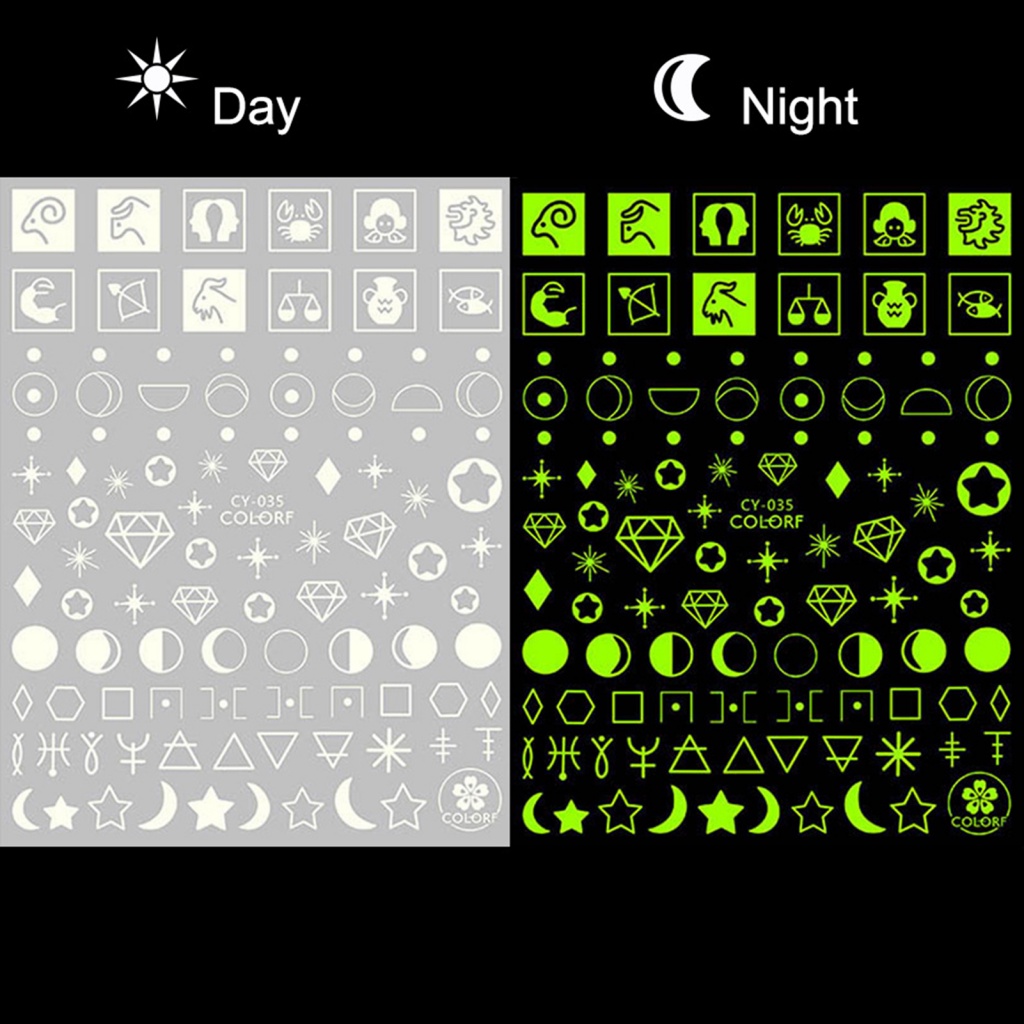 Thanh trượt móng tay dai dẳng sang trọng cho cô gái nhãn dán móng tay phát sáng 3d trang trí bướm phát sáng làm đẹp