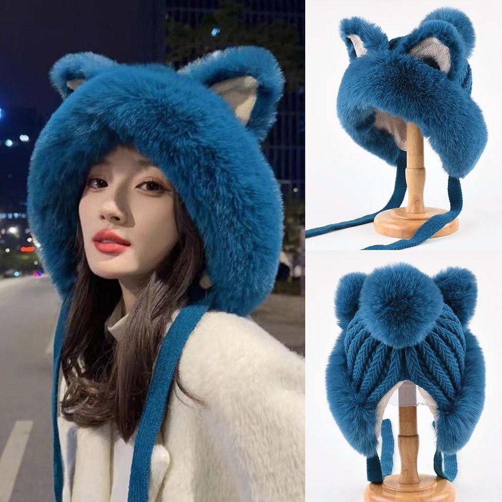 Ofular Mũ Lông Che Tai Giữ Ấm Chống Gió Thời Trang Cho Nữ