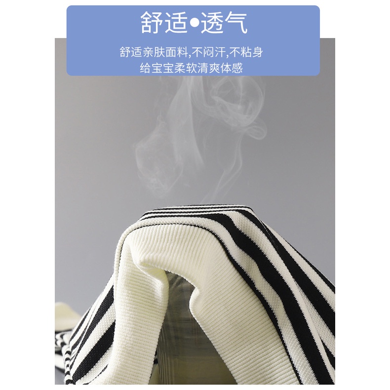 Ready stock 80-150cm áo sơ mi polo sọc dài tay dành cho trẻ em mùa thu đông bé trai cô gái thời trang áo sơ mi trẻ em trung nhỏ ve áo đáy áo sơ mi cho bé t-shirt