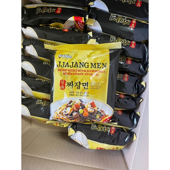 Thùng Mì Tương Đen Jjajang Men 200g*16