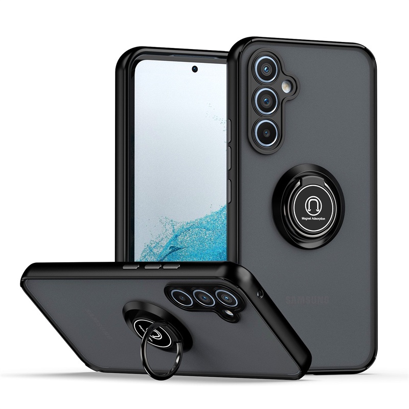 Đối với samsung galaxy a14 a34 a54 m14 m54 5g vỏ từ tính giá đỡ vòng đế cứng pc armor vỏ điện thoại 