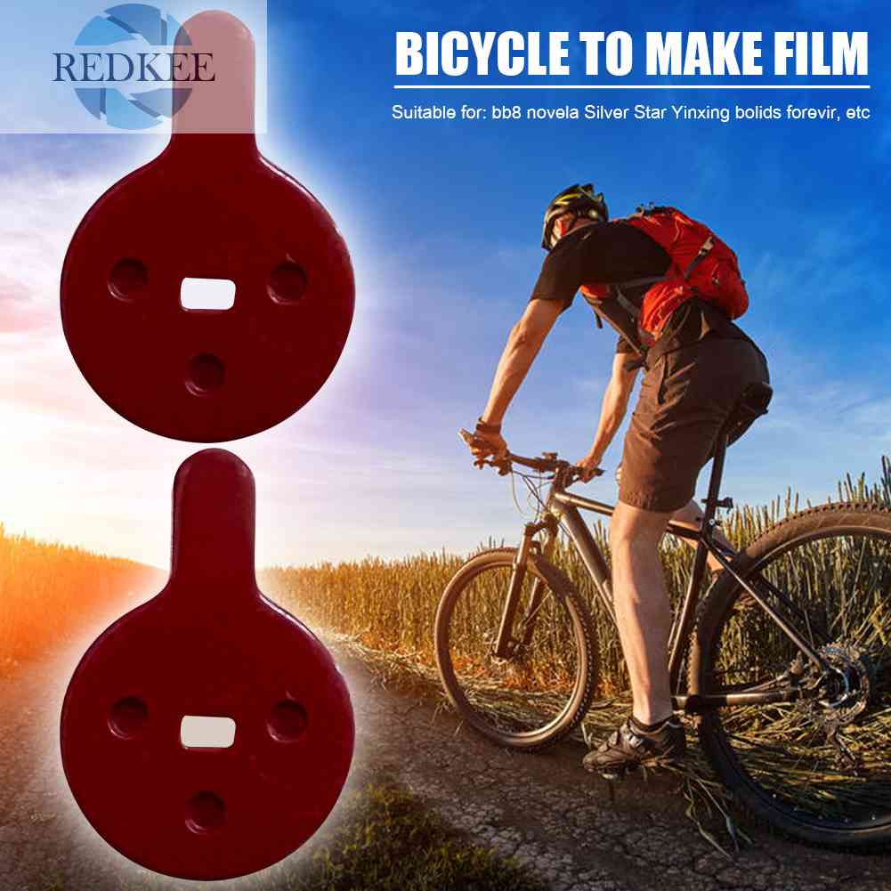 Set 2 Cặp Má Phanh Xe Đạp Leo Núi Bán Kim Loại