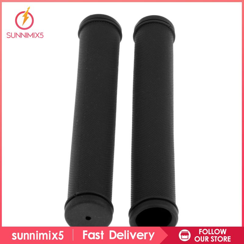 1 Cặp Vỏ Bọc Tay Lái Xe Đạp Bằng Cao Su Màu Xanh Dương