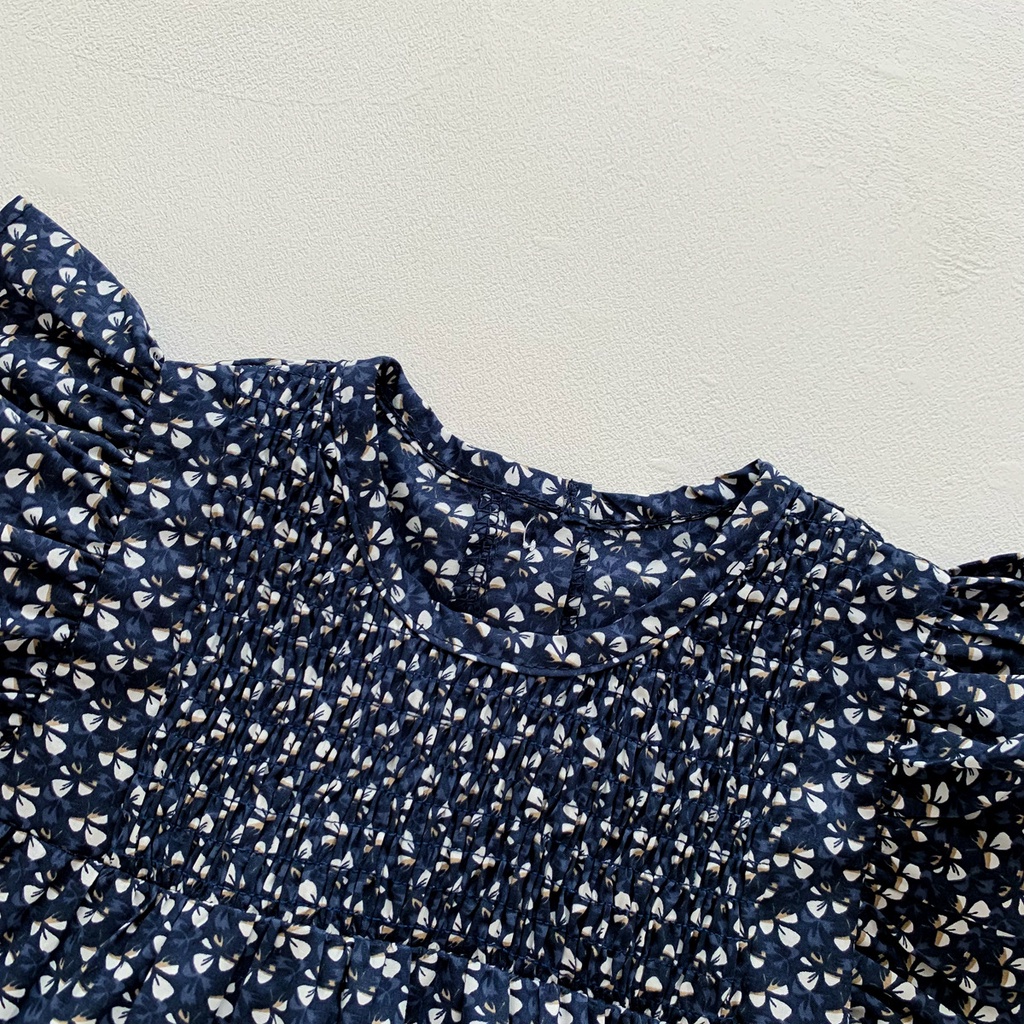 Áo Liền Quần Tay Cánh Tiên In Hoa Thời Trang Hè Xinh Xắn Dành Cho Bé 0-2 Tuổi