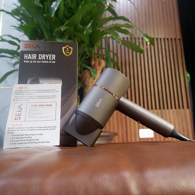 Máy sấy tóc Seka công suất lớn 2200W phù hợp cho cả gia đình - Bảo hành 12 tháng