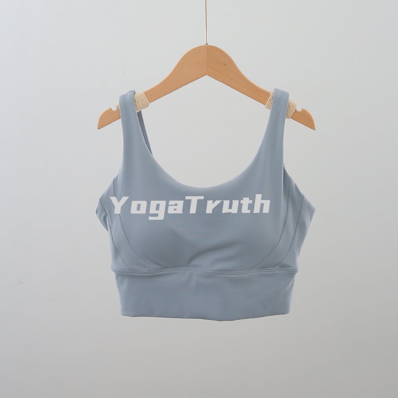 Áo Ngực Thể Thao Hình Tam Giác Màu Nude Nuls Lycra Cố Định Hình Chữ U Đẹp Mắt