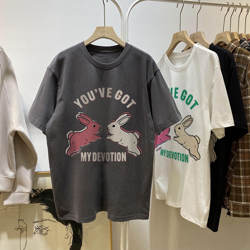 NRVP Áo Thun 100% Cotton Tay NgắN Plus Size Cho Nam Và Nữ