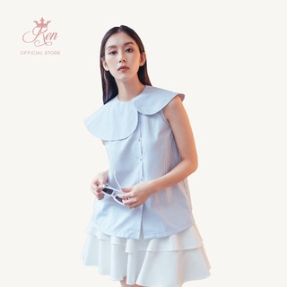 Ren by tee - áo cổ so le không tay