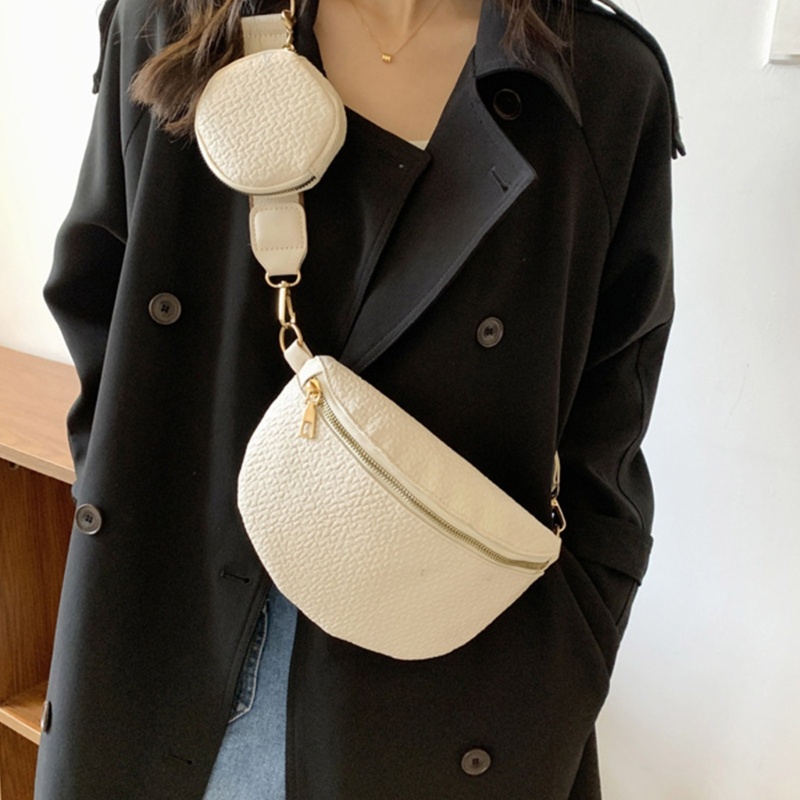 Túi Đeo Hông Bằng Da PU Phong Cách Hàn Quốc Dành Cho Nữ